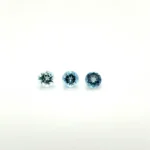 1.4 mm Round Aquamarine AA