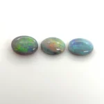 5×3 mm Oval Black Opal