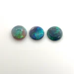 3.5 mm Round Black Opal