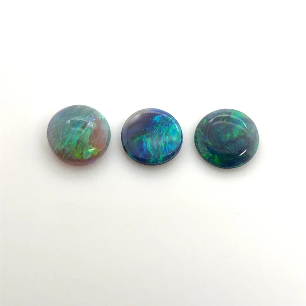 4.0 mm Round Black Opal
