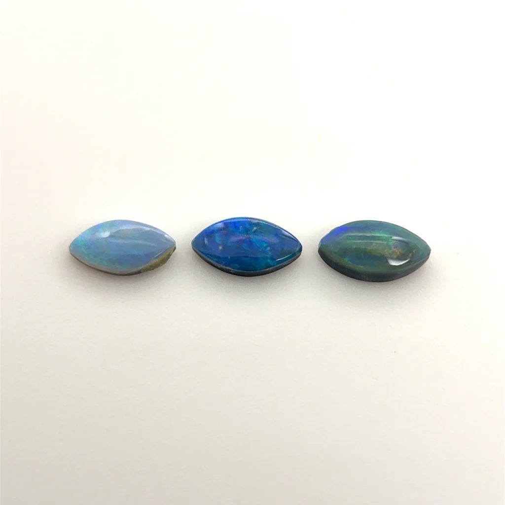 6.0 mm Trillion Black Opal