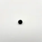 0.8 mm Round Black Onyx