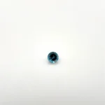 0.8 mm Round London Blue Topaz
