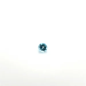 0.8 mm Round Swiss Blue Topaz