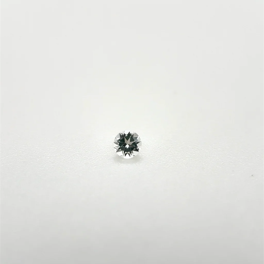 1.2 mm Round White Topaz